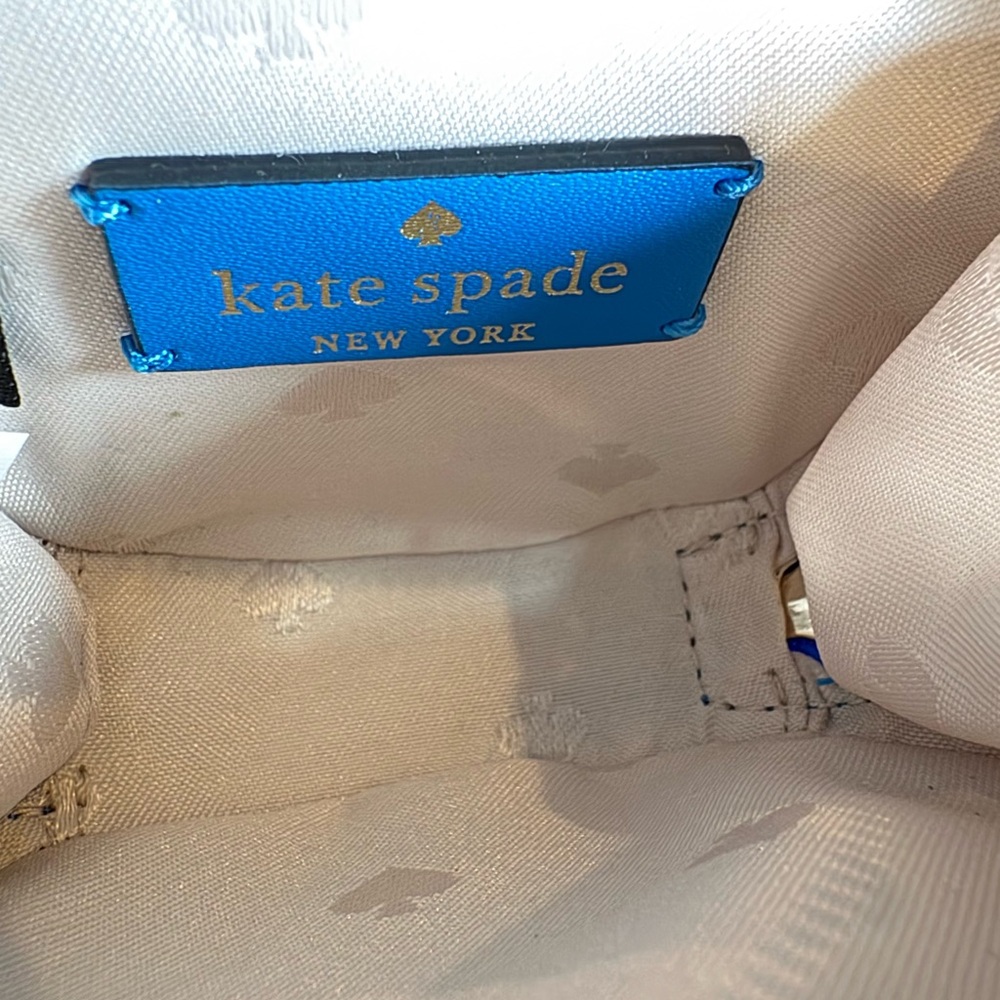 Kate Spade Splash Pool Float Crossbody Blue White Multi  Coin Purse Set Novelty - Picture 8 of 16